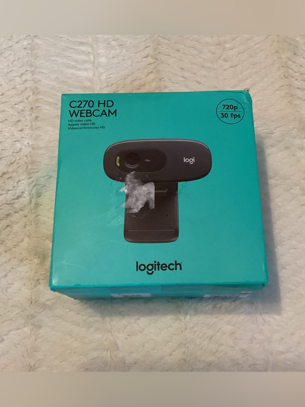 Logitech C270 HD Webcam 720p HD Video Calls 30fps New